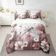 thumbnail image 2 of Dragonfly Bed in a Bag Twin 7 Piece Comforter Set Daisy Flowers Bedding Sets,Pink Ombre Oil Painting Sheet Set with Comforter Graffiti Art Rustic Animals Butterfly Bohemian Decor, 2 of 4