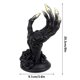 thumbnail image 3 of Soporte para anillos y joyas con forma de mano de esqueleto Yyuenw, artesanías de resina para Halloween, manos de pánico, decoración para fiestas y el hogar., 3 of 5