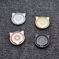 thumbnail image 6 of Naierhg Universal Rotated Cute Cat Ears Metal Mobile Phone Finger Ring Holder Grip Stand, 6 of 7