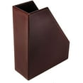 thumbnail image 3 of Dacasso Magazine Rack, Econo-Line Dark Brown Leather, 3 of 3