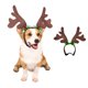 thumbnail image 5 of Perro Navidad Reno Antlers Reno Antlers Diadema Classic Elk Hat Headwear Disfraces para mascotas Accesorios ER, 5 of 5
