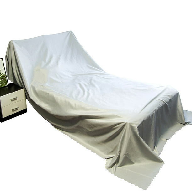 Cubierta de tela antipolvo para muebles para cubrir tela gris a prueba de polvo cubierta de sofá cama tela antipolvo tela de cubierta grande para bloquear el hogar de tela gris (gris 2 * 2,4 m) JAMW Sencillez
