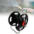 thumbnail image 3 of AMONIDA Portable Hose Rack, Hose Cart, Hose Reel, Bracket Agriculture Storage Rack For Gardening, 3 of 8