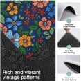 thumbnail image 3 of Pioneer Flower Floral Print Pattern Kitchen Rugs Sets Of 3,Kitchen Runner Rugs Non Skid Washable,Decorative Kitchen Floor Mats for Kitchen,Sink,Laundry,17"x30"+ 17"x47" + 17"x59", 3 of 6