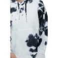 thumbnail image 3 of X RAY JEANS Mens Tie Dye Pullover Hoodie, White/Black, 2XL, 3 of 5