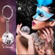 thumbnail image 3 of Llavero MTLEE con minibola de discoteca con espejo, 2 cm, 24 unidades, color plateado, 3 of 7