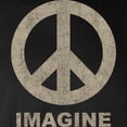 thumbnail image 3 of CafePress - Vintage Imagine Peace Long Sleeve Dark T Shirt - Long Sleeve Dark T-Shirt, 3 of 4