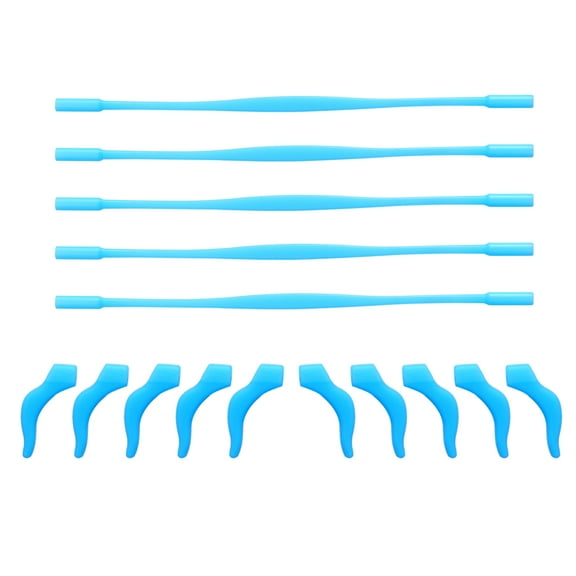 Raindrops  5 Sets Anti Eyeglass Hook Glasses Chain Safety Shields for Child