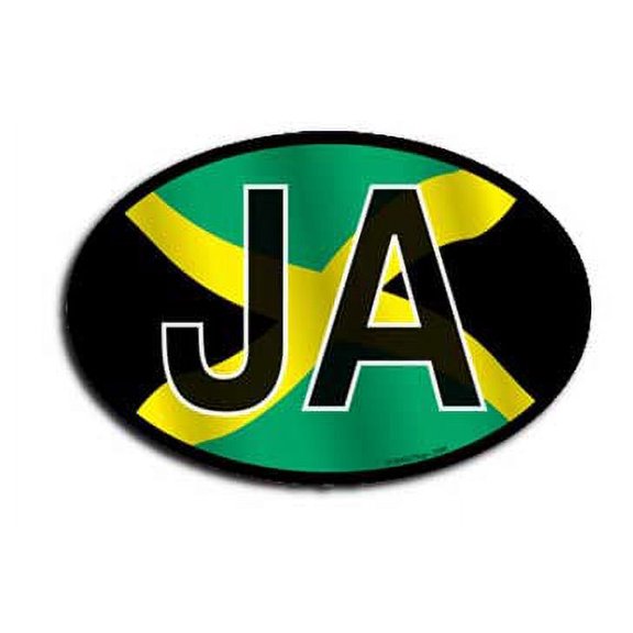 Jamaica Wavy Oval Decal