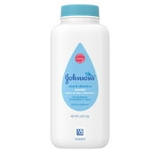 Angle View: Johnson's Cornstarch Baby Powder with Aloe & Vitamin E, 4 oz