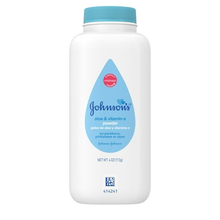 Johnson's Cornstarch Baby Powder with Aloe & Vitamin E, 4 oz
