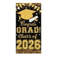 thumbnail image 1 of ZZHZGZ Congratulations to the Graduating Class of 2026 Banners Door Frames Graduation Party Decorations Front Porch Sign Wall with Lowered Back Indoor and Outdoor Photography, 1 of 5