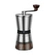 thumbnail image 1 of Bewildely Máquina amoladora de café con mango extendido esencial para oficina, de plata, 8 velocidades externas, gruesas y finas Juegos de servir café y té, 1 of 6