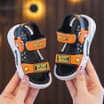 thumbnail image 2 of TOWED22 Boy's Sandals Summer Sports Beach Shoes Outdoor Open toe Sports Sandals for Kids(Orange,1.5), 2 of 4
