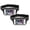 2 Pack Black, variant on Running Waist Pack Phone Holder Slim Workout Fanny Pack With Touchscreen Case Pocket