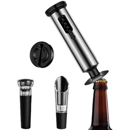 

Erty Wine Corkscrew Set Easy To Use Wine Bottle Opener With Foil Cutter Compact Vertical Corkscrew Wine Bottle Opener For Waiters Bartenders Restaurants enjoyable