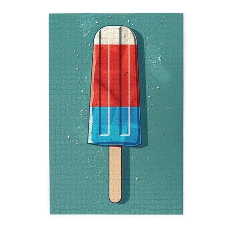 1000 PCS 1000 Piece Wooden Puzzles ice cream Challenging Brain Exercise Fun ice cream Stress relieving puzzle 1000 Piece 1000 Piece Jigsaw Puzzle for Adults Challenging Puzzle Perfect for Game Nights