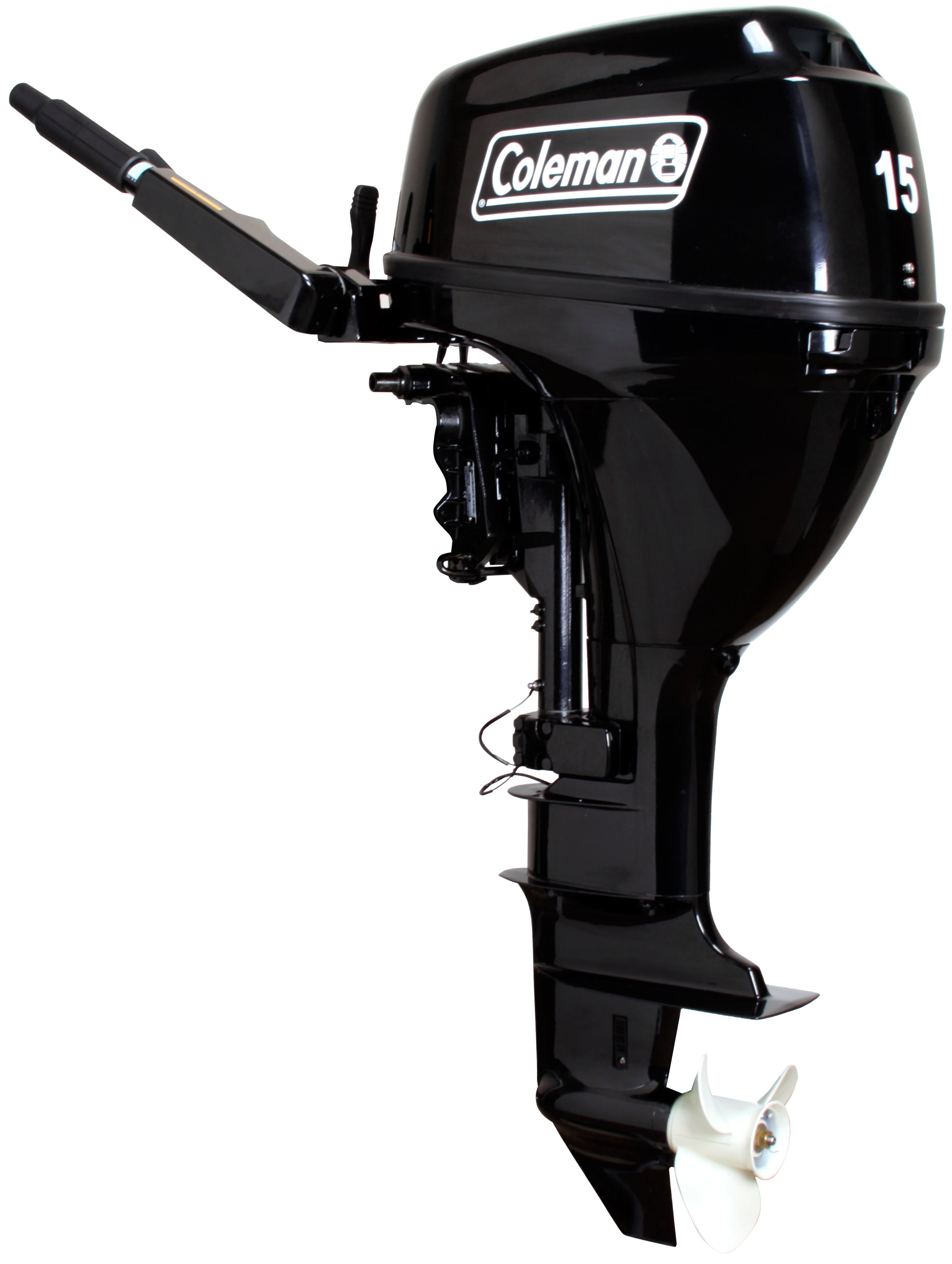 Coleman Powersports 15 hp Manual Start Outboard Motor Short Walmart