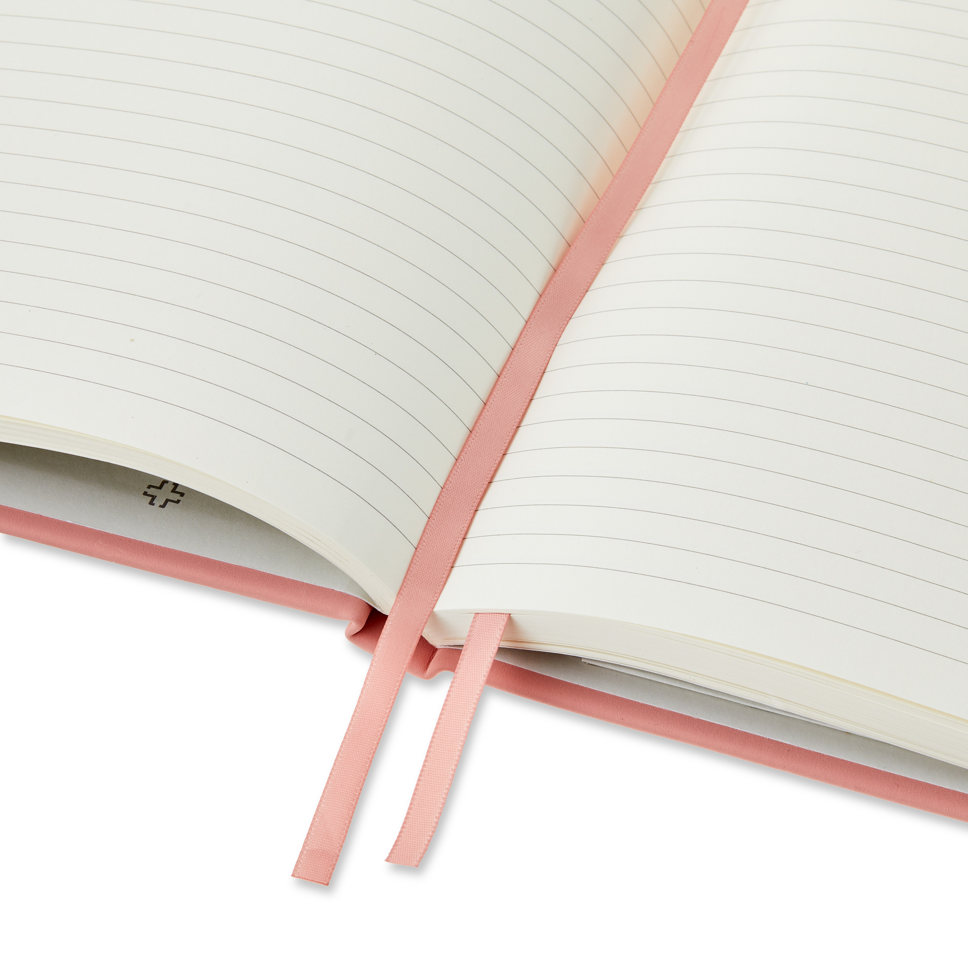 Pen+Gear Simulated Suede Journal, Peach Glaze, 6 in x 8 in, 160 Ruled Pages