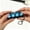 Black, variant on Mechanical Fidget Keychain 4 Keys With Blue Switches - LED Light Up Stress Reliever Toy For ADHD Anxiety, Office Desk Gadget And Keyboard Clicker