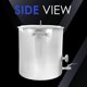 thumbnail image 2 of Olla Home Brew Kettle de acero inoxidable Concord de 40 litros, 2 of 7