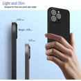 thumbnail image 2 of Case for iPhone 13 Pro Max, iPhone 13 Pro Max Phone Case with HD Clear Tempered Glass Screen Protector, Soft Slim Silicone Case Compatible with iPhone 13 Pro Max 6.7 inches, Black, 2 of 10