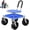 red, variant on Dapmiu Heavy Duty Garden Mobile Seat with 360° Swivel, Adjustable Height (51-61cm), 150kg Load, Under-Seat Storage & Steel/PP Material for Garden & Garage