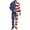 American Flag Butterfly, variant on SCRAWLGOD Pickled Cucumber Green 2 PCS Men Pajamas Set Long Sleeve Notch Collar Button-Down Pajamas with Pockets Lightweight & Cozy Sleepwear Wrinkle-Free Loungewear, 3XL