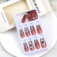 thumbnail image 5 of Uñas postizas de flores blancas, diseño de uñas postizas, medias, primavera y verano, acrílicas, ballet, francesas, blancas, camelia, uñas acrílicas, diseño de uñas con cinta adhesiva, uñas para mujer, 5 of 5