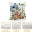 thumbnail image 4 of PHYHOO  Garden Floral Pillow Covers Flower Leaves Decorative Pillows Case Polyester Linen Cushion Covers for Couch Sofa Garden Patio Decor, 4 of 5