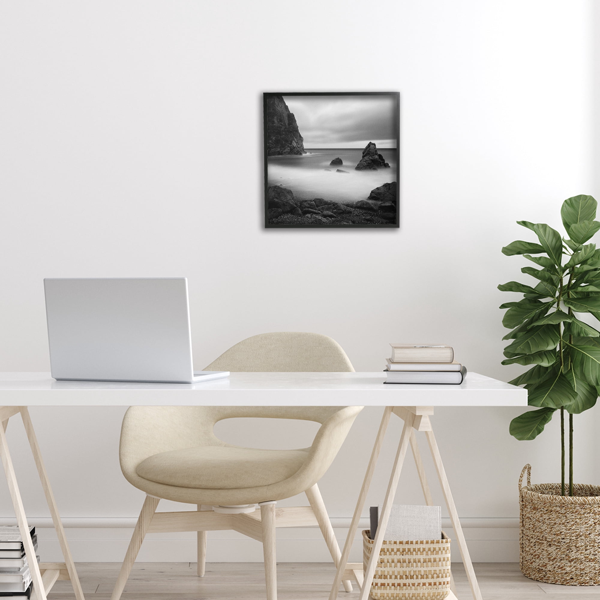 Stupell Industries Clear To The Horizon Black Framed Giclee Art, design by Chip Forelli