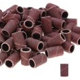 thumbnail image 1 of 100 puntas de lijado, puntas de manguito de lijado para pulir uñas y empujar hacia atrás las cutículas profesionales (grano fino n.° 180), 1 of 5
