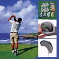 thumbnail image 4 of Golf Iron Head Covers 10pcs Rubber Golf Club Iron Covers Two Sleeves (black), 4 of 5