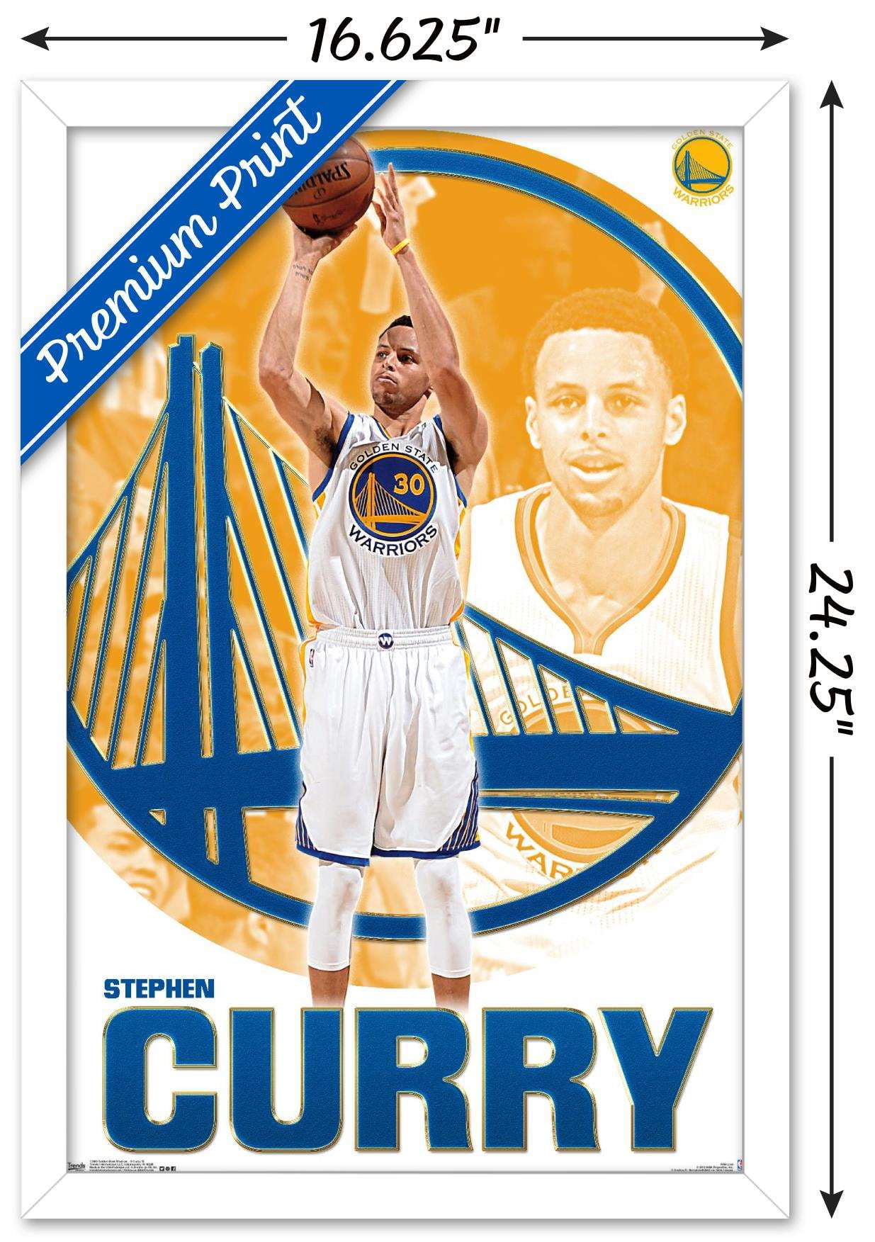 C STEPH CURRY WARRIORS Photo Quality Poster Choose a Size 