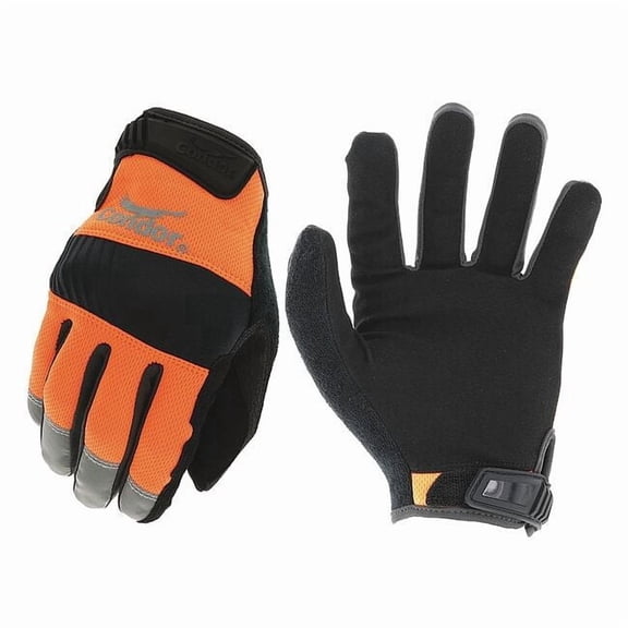 Condor Mechanics Gloves,Orange,8,PR 488C24