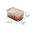 thumbnail image 2 of PLPPYFS Airtight Fruit Storage Containers for Fridge with Lids & Handle, Food Storage Container, Berry Vegetable Fresh Produce Saver, Refrigerator Organizer Bins, 2 of 4