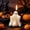 C, variant on Halloween Large Ghost Candles White Spooky Scented Halloween Candles Horror Gifts Candle Tea Lights Goth Room Decor for Summer Dining Table Party Bedroom