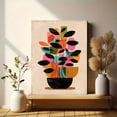 thumbnail image 6 of Abstract Plant Canvas Print，Modern Wall Art for Living Room Bedroom Dining Room Kitchen, 6 of 8