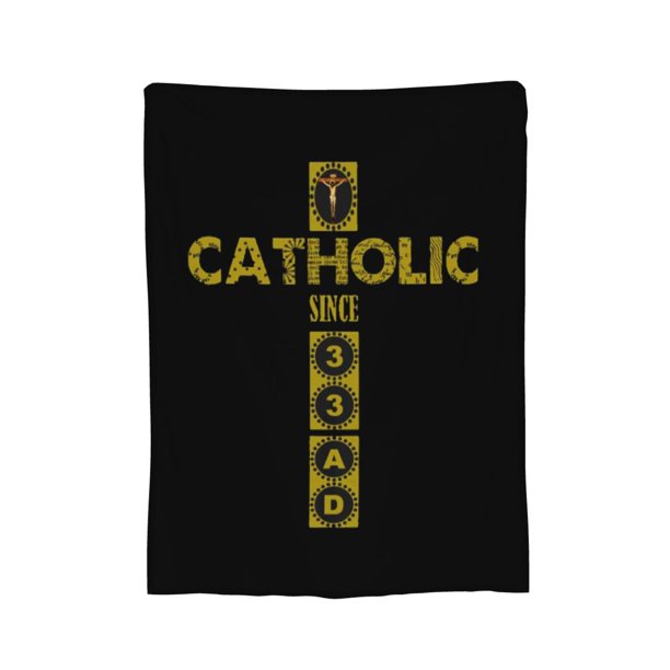 Manta de franela de católicos desde el año 33 d. C., elegante edredón para una siesta, edredón de invierno para las cuatro estaciones, antimicrobiano, con control de olores, refrescante, ligero y