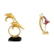 thumbnail image 1 of Figura de delfín,Colección de adornos de escritorio con figuras de delfines,Estatua decorativa moderna para el hogar,artesanías artísticas,Estatua de la niña bailarina,Estatua de bailarina, 1 of 8