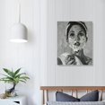 thumbnail image 4 of Nawypu Art Painting Art Print Posters Beauty Shaved Spoof Canvas Painting Home Decor Canvas Painting Posters And Prints Wall Art Pictures for Living Room Bedroom Decor Frame-style, 4 of 5