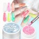thumbnail image 1 of 10 Colors Snowflake Nail Glue Manicure Flash Delicate Thick Shiny Glitter Nail Polish Snow Gum Sequin Glue UV Gel Nail Art Tools zhangyuxiang LED, 1 of 2