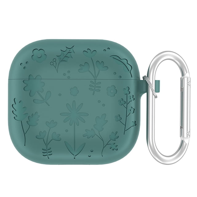 Funda Protectora Silicona para A Prueba Golpes AirPods 4 (oscuro) Verde