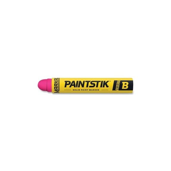 Paintstik® Original B® Solid Paint Marker, 11/16 in dia, 4-3/4 in L, Fluorescent Pink