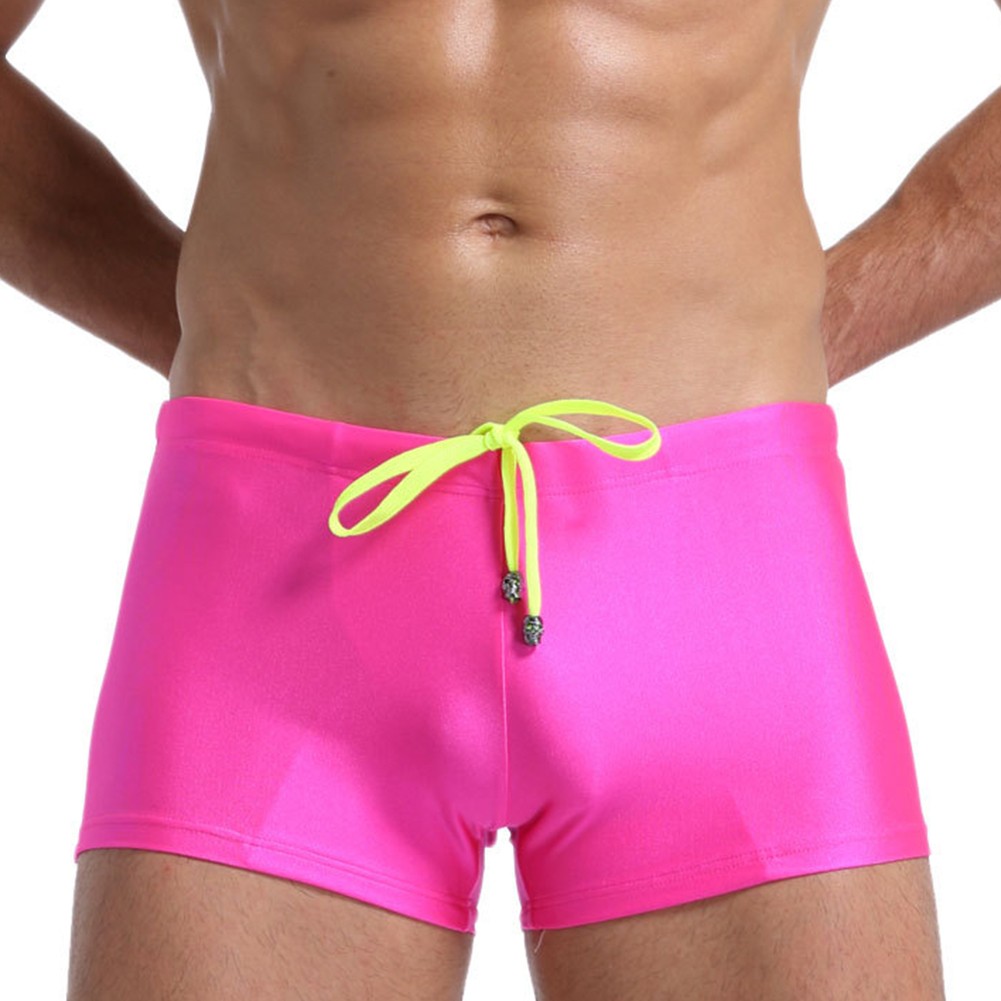 Men Swimming Pants Underwear Trunks Swimwear Beach Swim Shorts Boxer