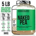 thumbnail image 3 of Naked Pea - Chocolate Pea Protein Isolate, Only 3 Ingredients, Chocolate Vegan Protein, 5LB, 3 of 8