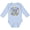 AE-Light Blue, variant on I Love My Cousin Autism Awareness Boys or Girls Long Sleeve Baby Bodysuit