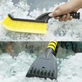 thumbnail image 2 of Ice Scrapers Snow Brushes Scraper Ice Scrapers Car Windshield Scraper and Brush Snow Broom Car Ice Scraper Removal Windshield Scraper Tools（Yellow）, 2 of 5