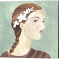 thumbnail image 2 of Great Art Now Folk Art Portrait by Annie Warren 3 Piece Canvas Art Set Each 14"W x 14"H, 2 of 4