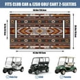 thumbnail image 3 of 51" x 31" Golf Cart Bench Seat Towel Cover, Universal Fit for Most Front Seats Including EZGO, Club Car, Yamaha, and Icon, 3 of 8